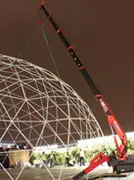Le minigru UNIC costruiscono una grotta di Natale