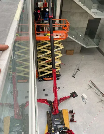 Montaggio ascensore minigru 376